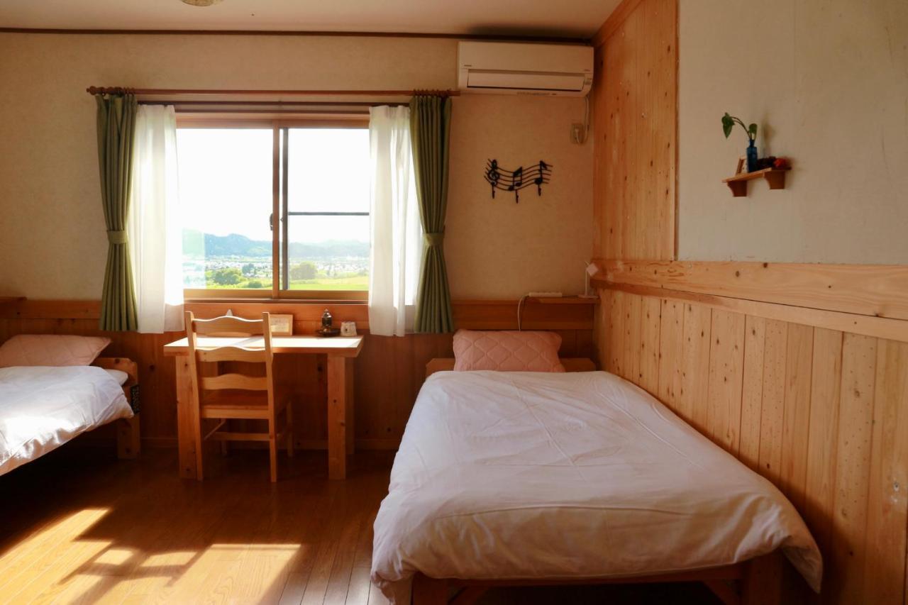 Azumino Backpackers 山の風 Hotel Matsukawa Bagian luar foto
