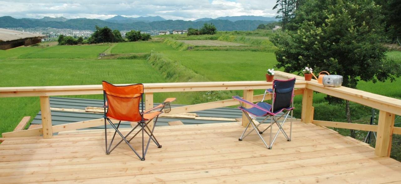 Azumino Backpackers 山の風 Hotel Matsukawa Bagian luar foto