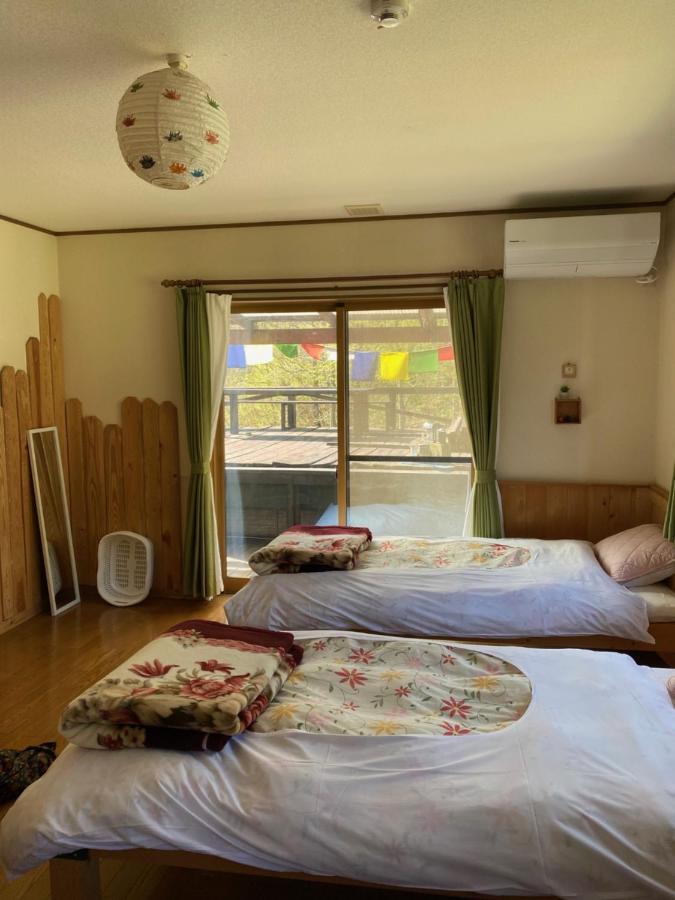 Azumino Backpackers 山の風 Hotel Matsukawa Bagian luar foto